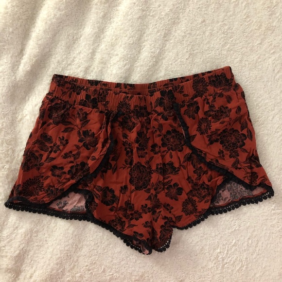 Forever 21 Pants - Floral Boho Shorts
